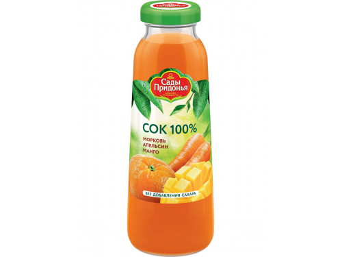 Сок Морковь,апельсин и манго стекло 0,3л С.П., 1 шт